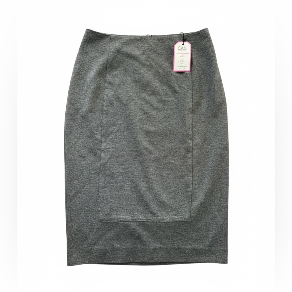 CAbi Pencil Skirt in Gravel Grey - Classic Workwear Size 6 NWT